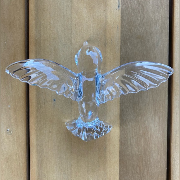 Bohemia Czech Republic 24% Lead Crystal Hummingbird Figurine - Picture 3 of 5